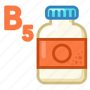 tablets, jar, vitamin, b5
