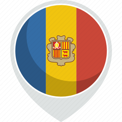 Andorra, country, flag, nation icon - Download on Iconfinder
