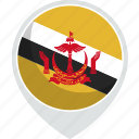 brunei, country, flag, nation