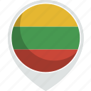 country, flag, lithuania, nation