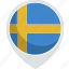 country, flag, nation, sweden 