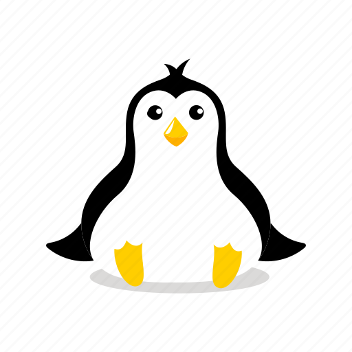 Penguin, sitting, bird, character, cold, antarctica icon - Download on Iconfinder