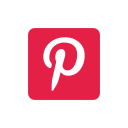 letter, logo, pinterest logo, social media
