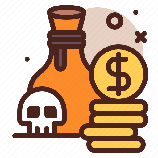 Hunt, piracy, robbery, skull, treasure icon - Download on Iconfinder