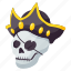 skull, pirate, head, halloween, death 