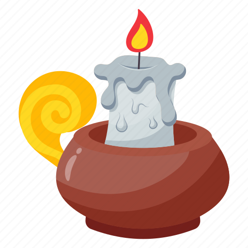 Candle, flame, halloween, decoration icon - Download on Iconfinder