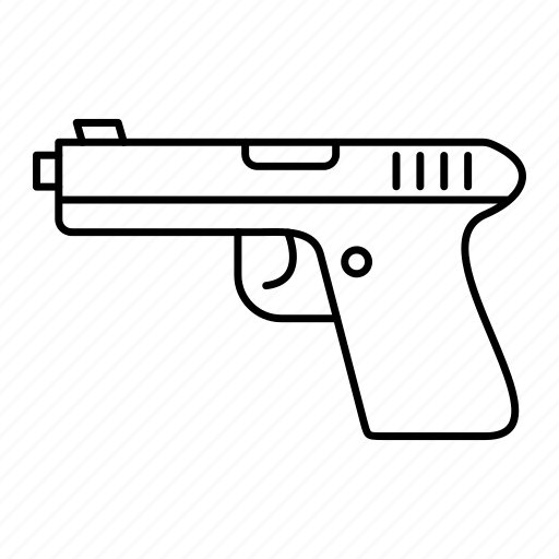 Gun, weapon, shoot, handgun, pistol icon - Download on Iconfinder