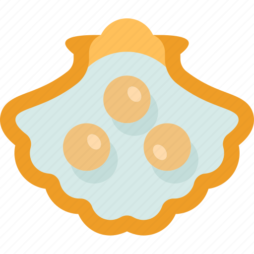 Pearls, shell, jewel, precious, ocean icon - Download on Iconfinder