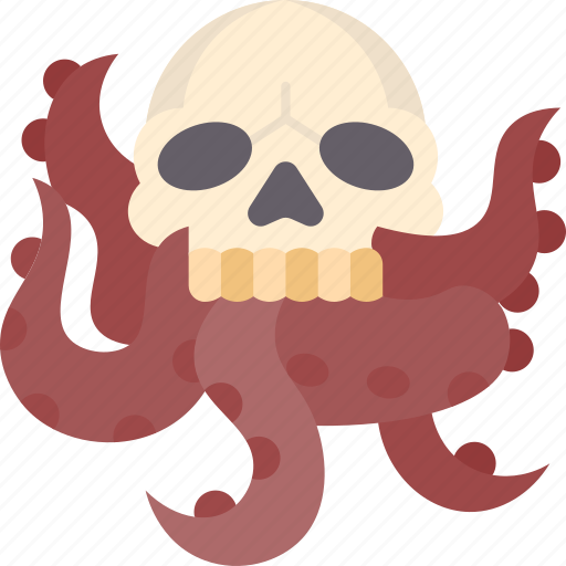 Skull, cthulhu, kraken, pirate, gothic icon - Download on Iconfinder