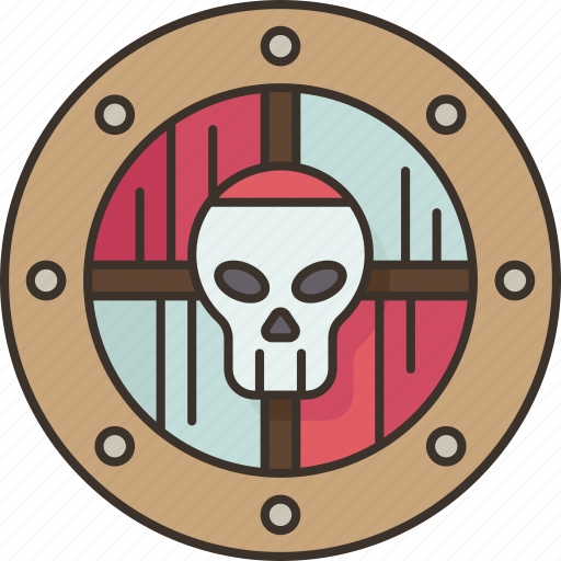 Shield, defense, battle, protection, pirate icon - Download on Iconfinder