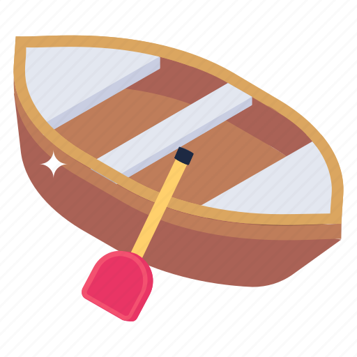 Boat, row boat, watercraft, fishing boat, deck boat icon - Download on Iconfinder