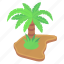 island, beach, palm tree, tropical place, tree 