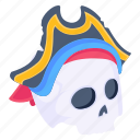 skull, dead, scary, pirate, danger