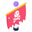 pirate flag, pirate skull, pirate emblem, danger flag, flag 