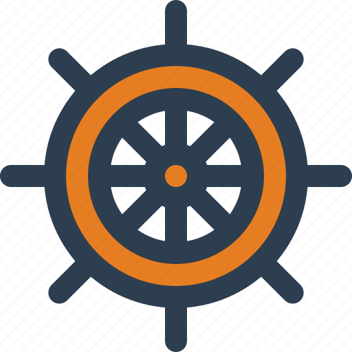 Ship, rudder, ship wheel icon - Download on Iconfinder
