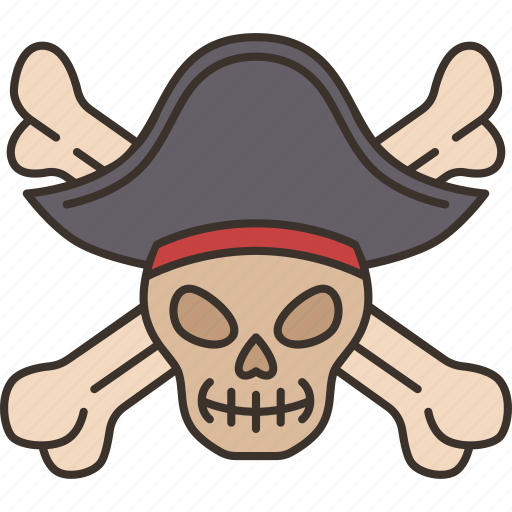 Crossbones, skull, pirate, danger, death icon - Download on Iconfinder