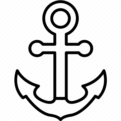 Anchor, link, ship, sea, ocean icon - Download on Iconfinder