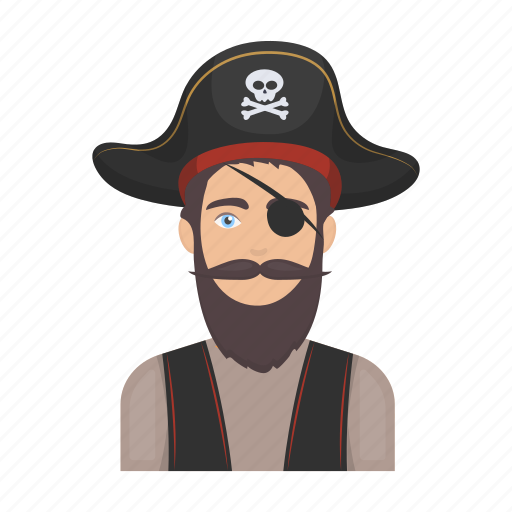 Appearance, bandage, filibuster, hat, image, pirate icon - Download on Iconfinder