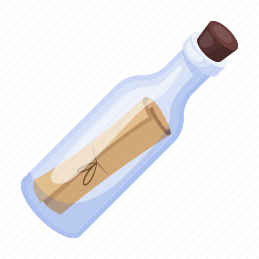 Bottle, cork, help, message, note, sos icon - Download on Iconfinder