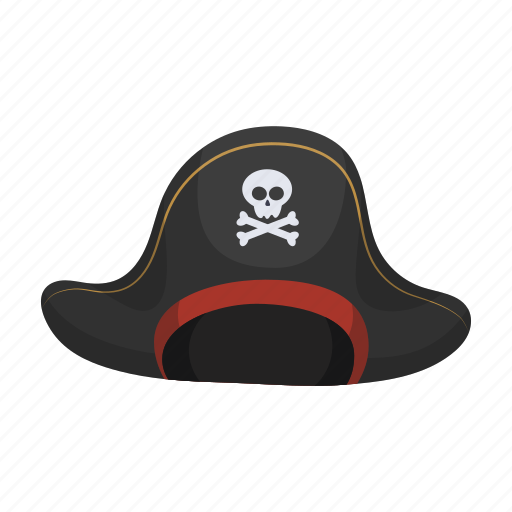 Cocked hat, hat, headdress, pirate icon - Download on Iconfinder