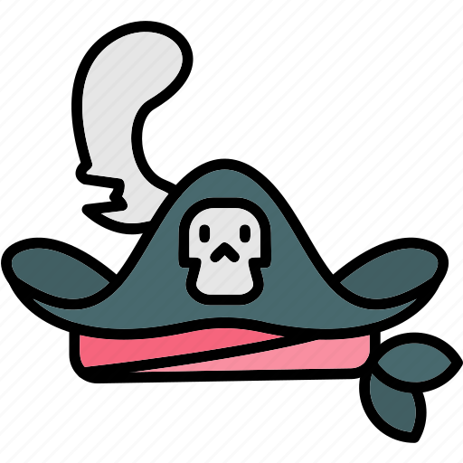 Hat, captain, clothing, costume, pirate, retro, skull icon - Download on Iconfinder