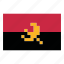 pixelart, flag, country, nation, africa, game, angola 