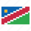 pixelart, flag, country, nation, africa, game, namibia 
