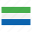 pixelart, flag, country, nation, africa, game, sierra leone 