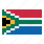 pixelart, flag, country, nation, africa, game, south africa 