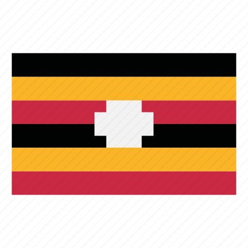 Pixelart, flag, country, nation, africa, game, uganda icon - Download on Iconfinder