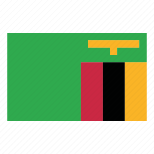 Pixelart, flag, country, nation, africa, game, zambia icon - Download on Iconfinder