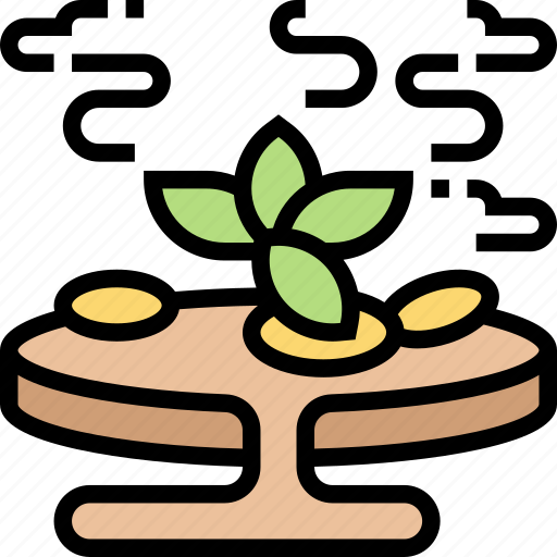 Basil, herb, leaf, seasoning, salad icon - Download on Iconfinder