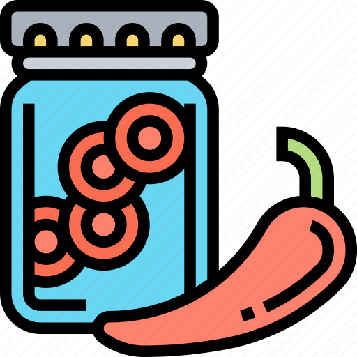 Jalapenos, chili, spicy, seasoning, vegetable icon - Download on Iconfinder