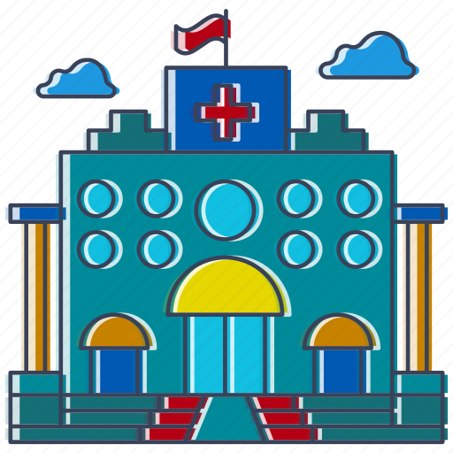 City, country, hospital, infirmary, location, place, sick icon - Download on Iconfinder