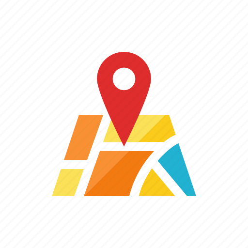 Map, pin, location, navigate, travel icon - Download on Iconfinder