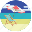 beach, chair, locations, parasol, places, sand, sea 