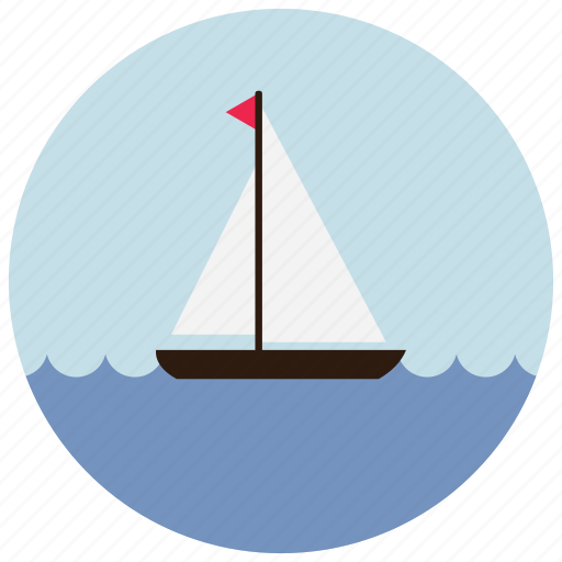 Boat, locations, ocean, places, sail, sea icon - Download on Iconfinder
