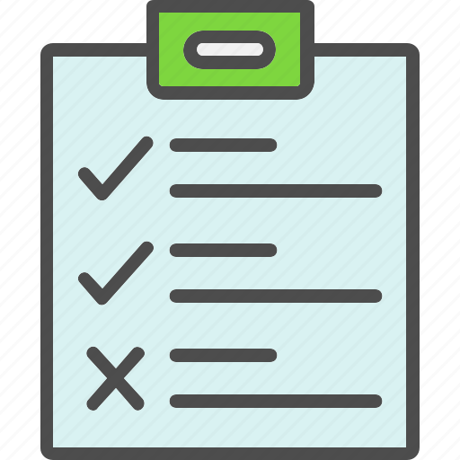 Checklist, checkmark, clipboard, list, report icon - Download on Iconfinder