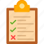 checkmark, document, list, paper, todo, checklist, tasks, check, surve 