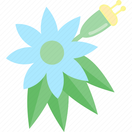 Blue, flower, plant, seed icon - Download on Iconfinder
