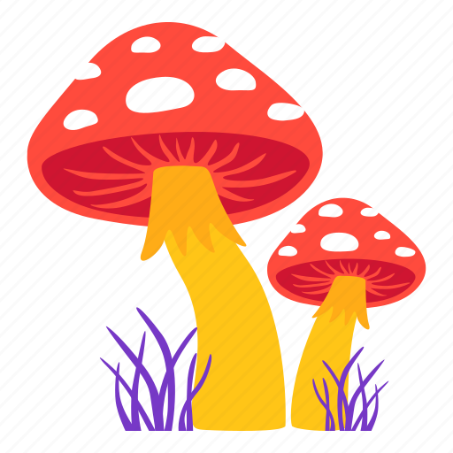 Mushroom, plant, flower, leaf icon - Download on Iconfinder