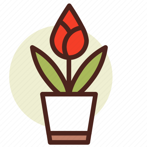 Decor, green, nature, tulip icon - Download on Iconfinder