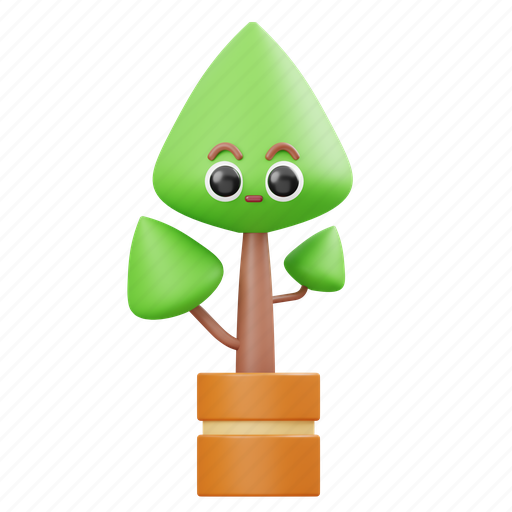 Tree, nature, plant 3D illustration - Download on Iconfinder