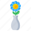 flower vase, decorative vase, urn, flower holder, interior flower 
