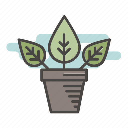 Flower, house plant, indoor, leaf, plant, pot icon - Download on Iconfinder