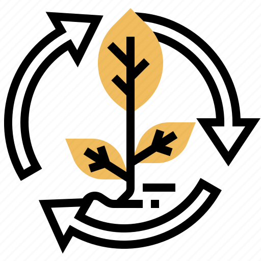Compostable, nature, organic, plant, recycle icon - Download on Iconfinder