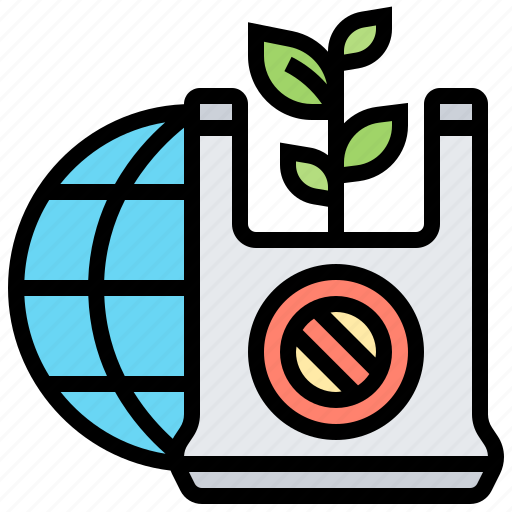 Bag, environment, no, plastic, save icon - Download on Iconfinder
