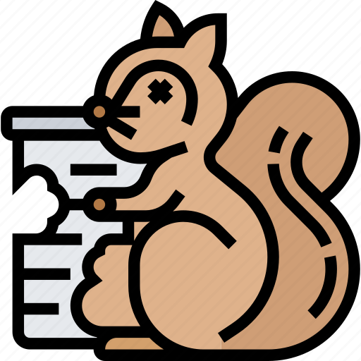 Harm, wildlife, squirrel, stuck, threat icon - Download on Iconfinder