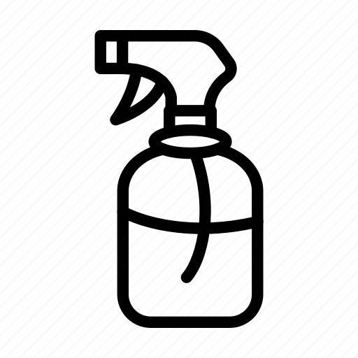 Spray bottle, spray, bottle, cleaning, sprayer icon - Download on Iconfinder