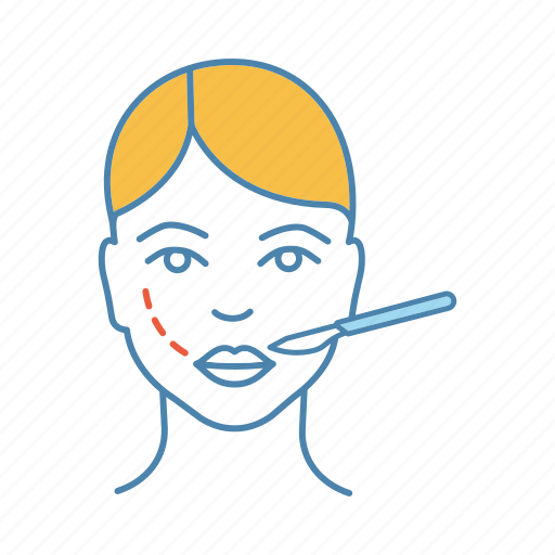 Cheek augmentation, cheek lift, cheeks, face, facial, lifting, plastic surgery icon - Download on Iconfinder